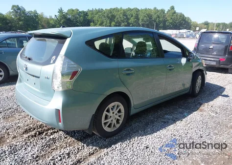 2013 Toyota Prius V Two from USA, damaged, VIN JTDZN3EU1D3209239
